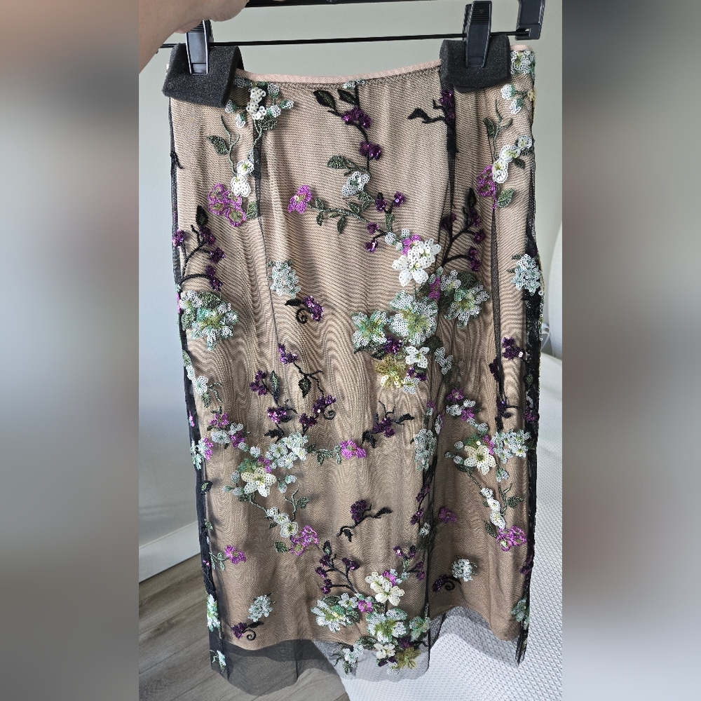 VINCE Begonia Sequin Skirt NWT - Picture 11 of 12